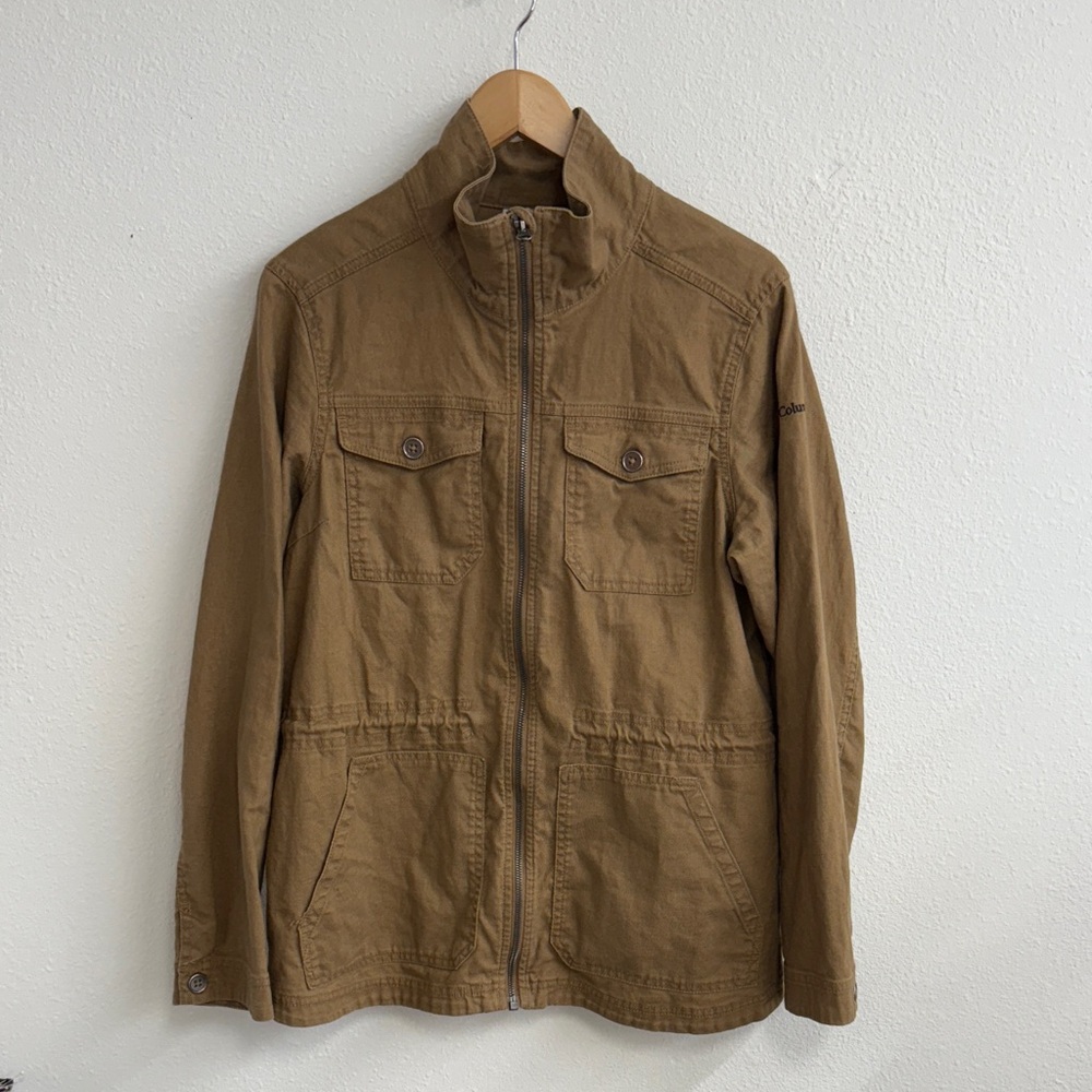 Columbia women’s Brown hemp and cotton Utility Jacket